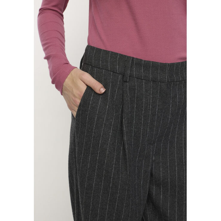 Soft Rebels SREmery Loose pant Dark grey melange