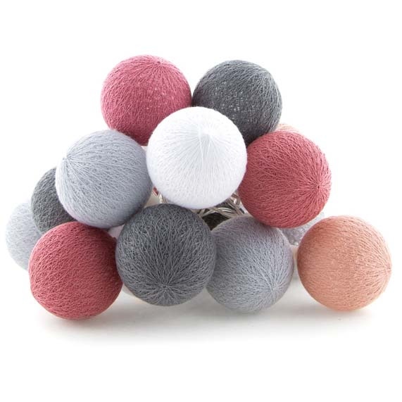 Cotton Ball starter kit glow roze - nachtlampjes - Prénatal