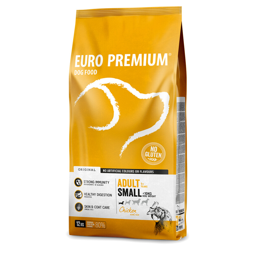 Euro-Premium Adult Small Kip - Rijst12 kg