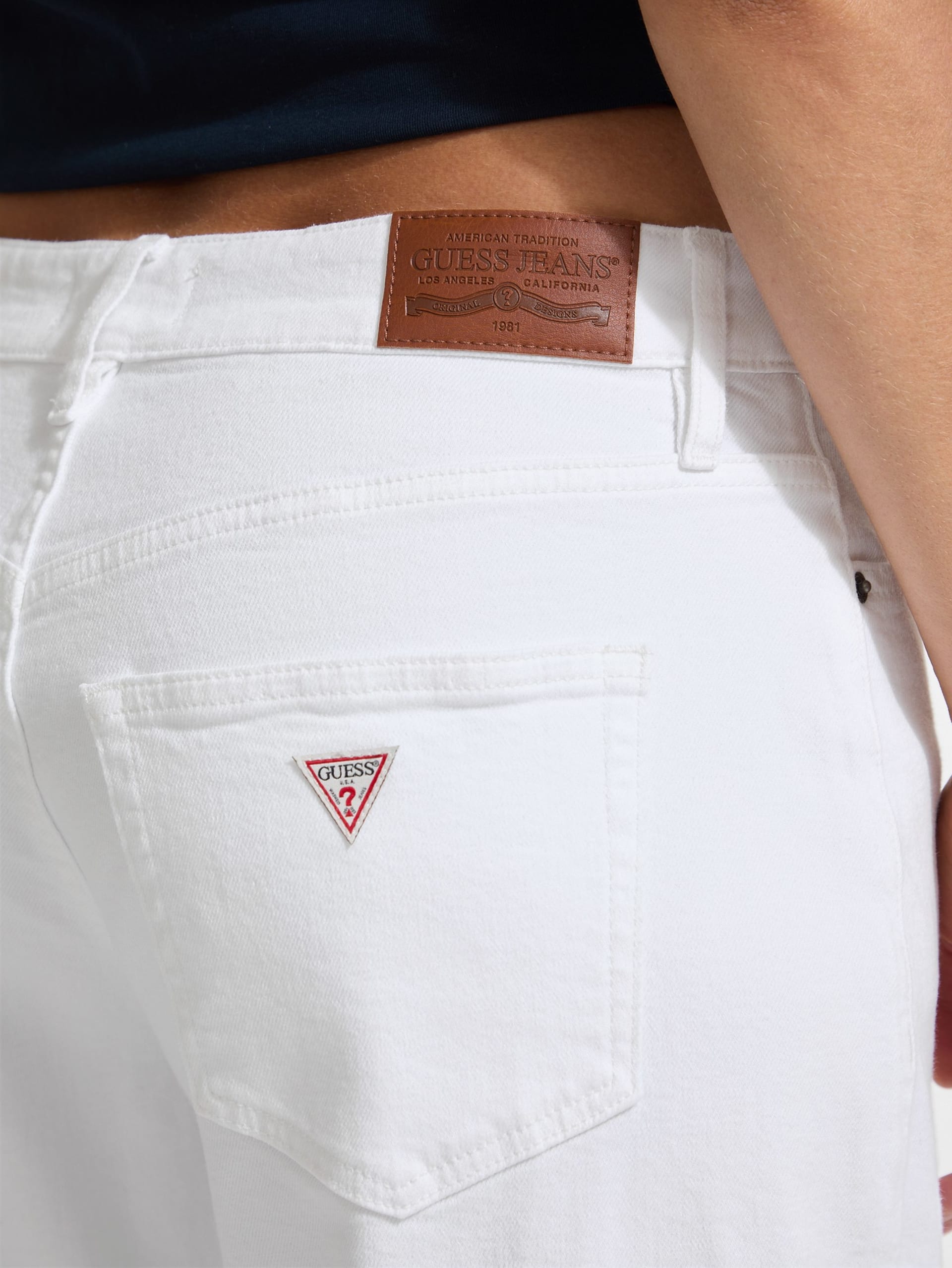 Calça jeans G13 de cintura baixa e pernas extra largas