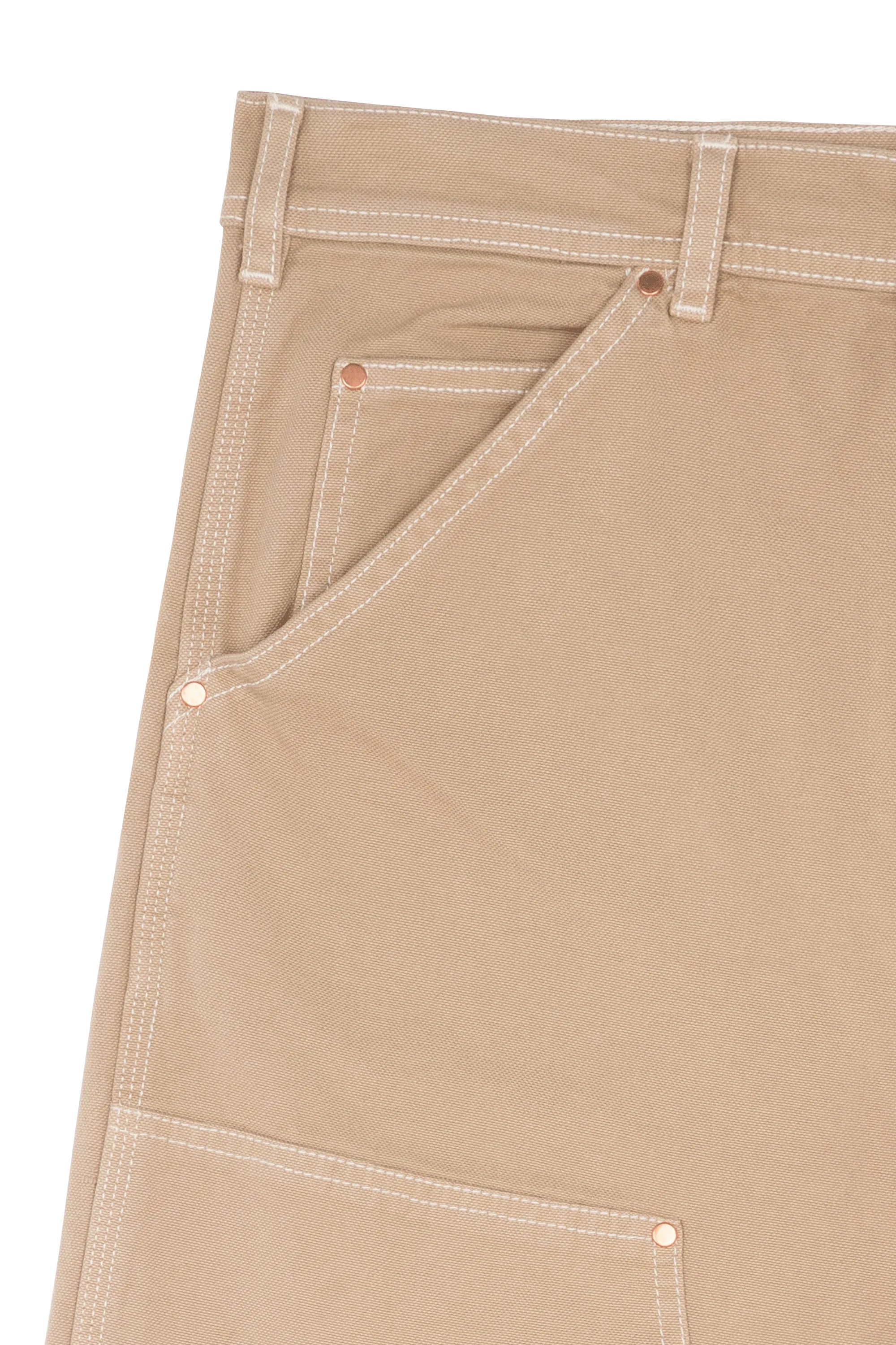 STAN RAY pantalon  PANT AW2310334 DOUBLE KNEE Beige