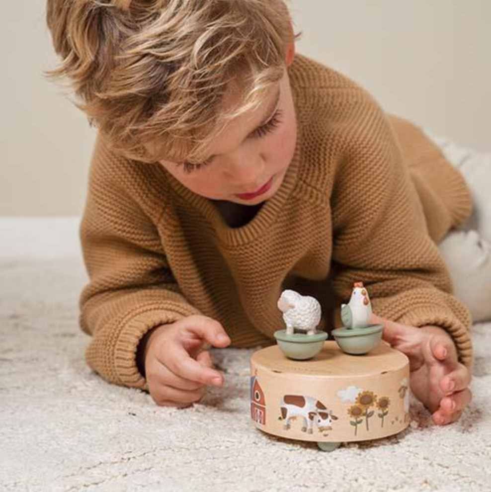 Little Dutch Little Dutch houten muziekdoosje Little Farm
