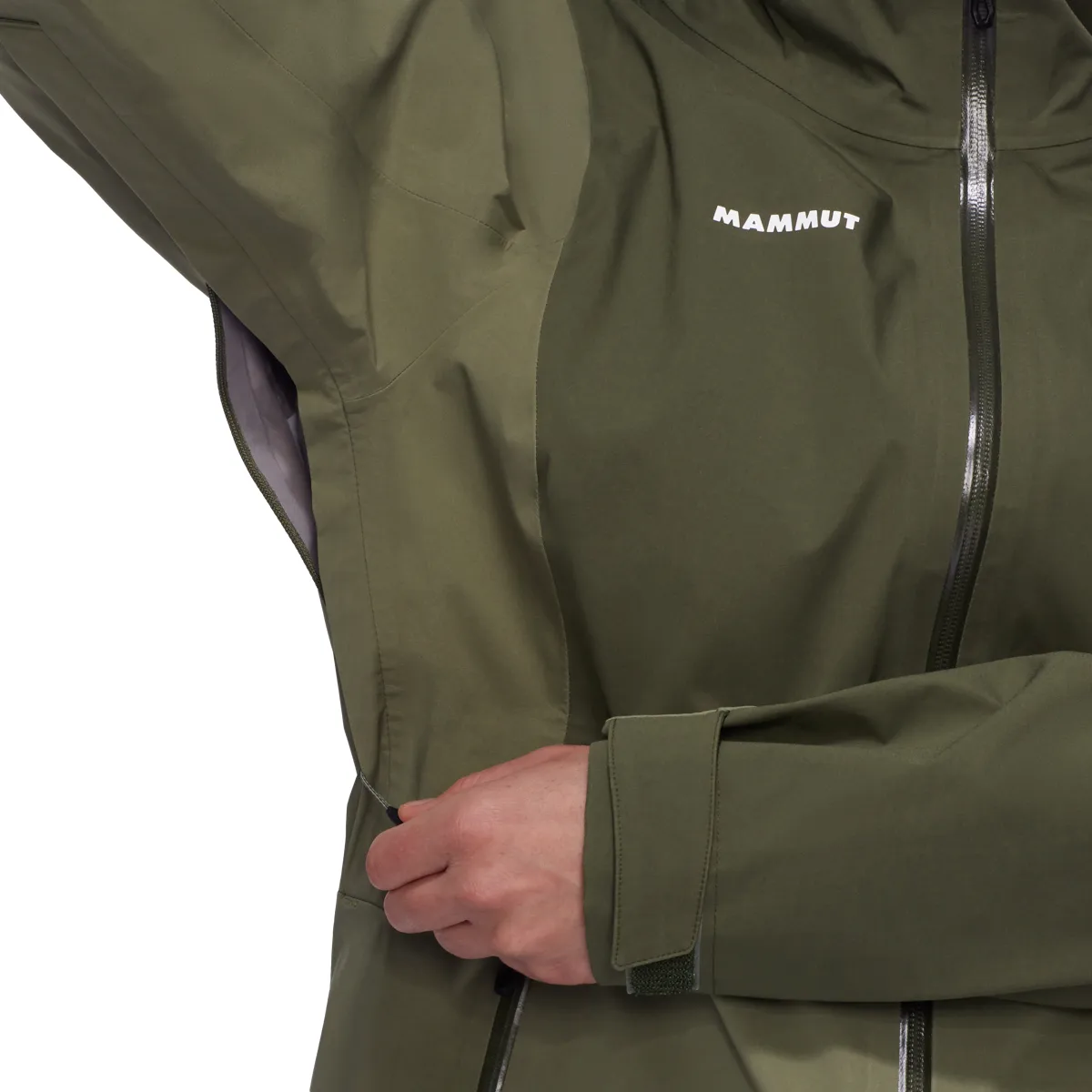 Mammut Linard Guide Hs Hooded Jacket Women Marsh-Dark Marsh