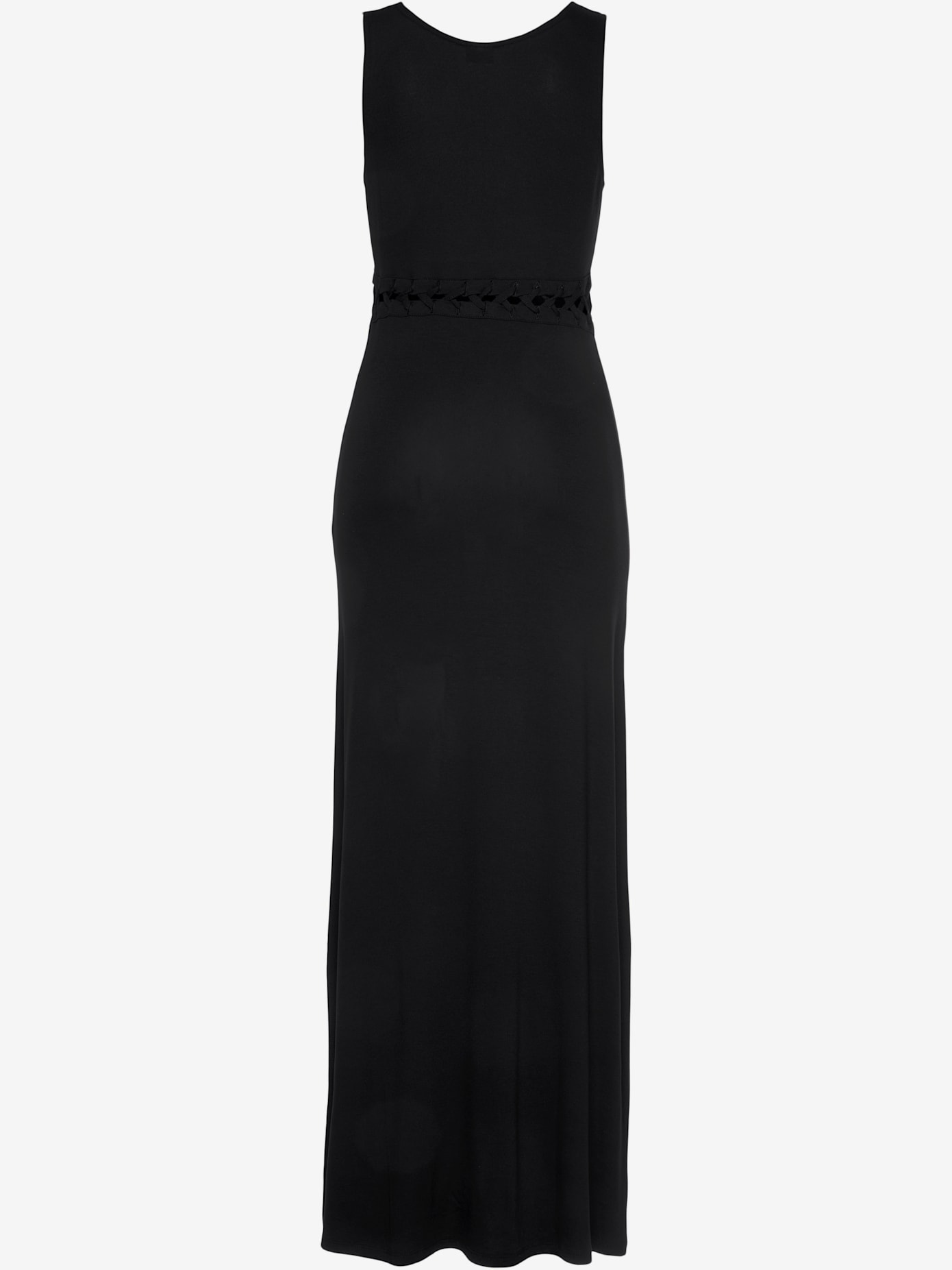 Robe longue encolure en v effet cache-cœur