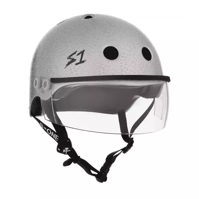 Casque S-ONE Lifer Visor Silver glitter