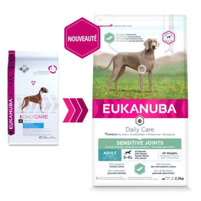 Croquettes Eukanuba Adulte Daily Care Articulations Sensibles