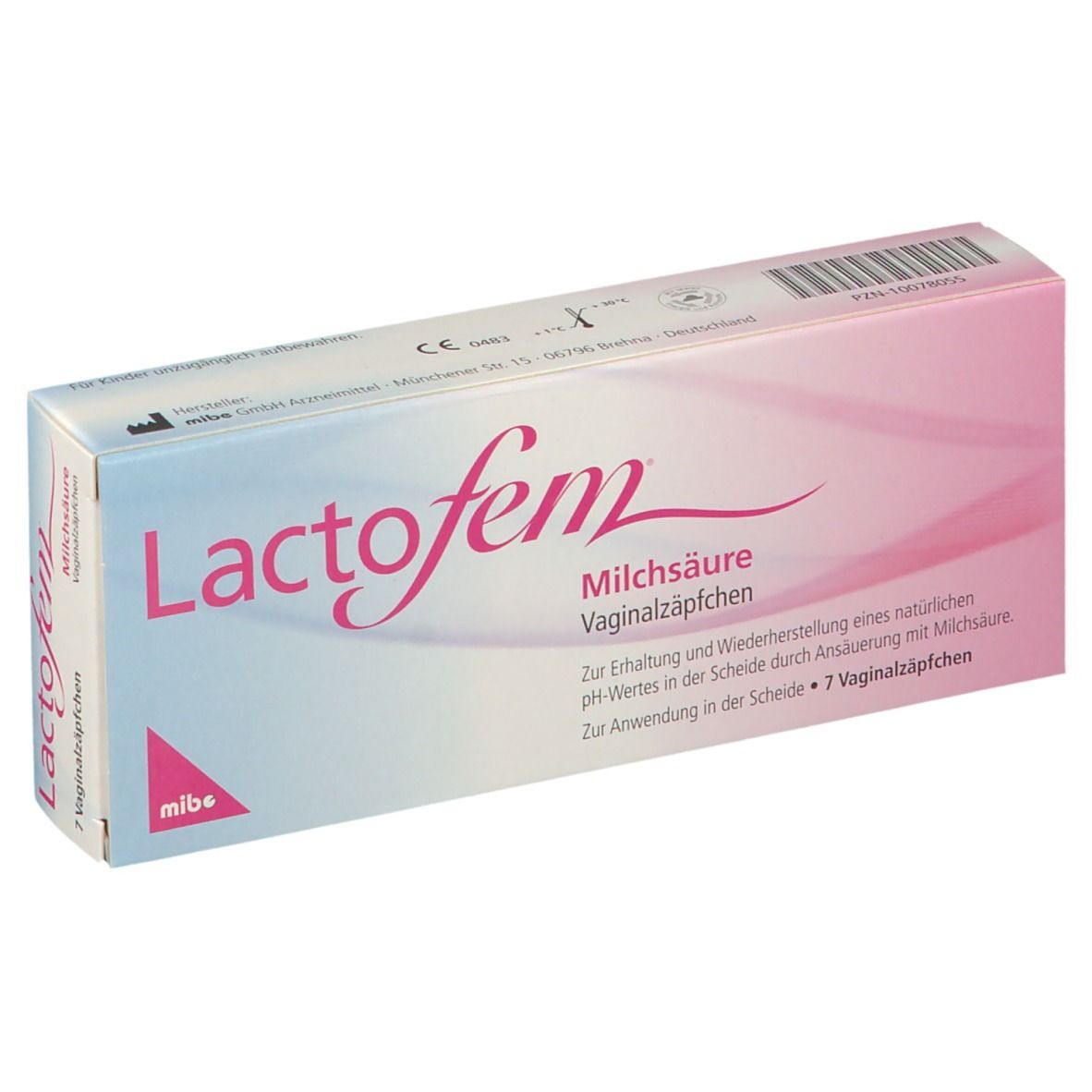 Lactofem® Milchsäure Vaginalzäpfchen