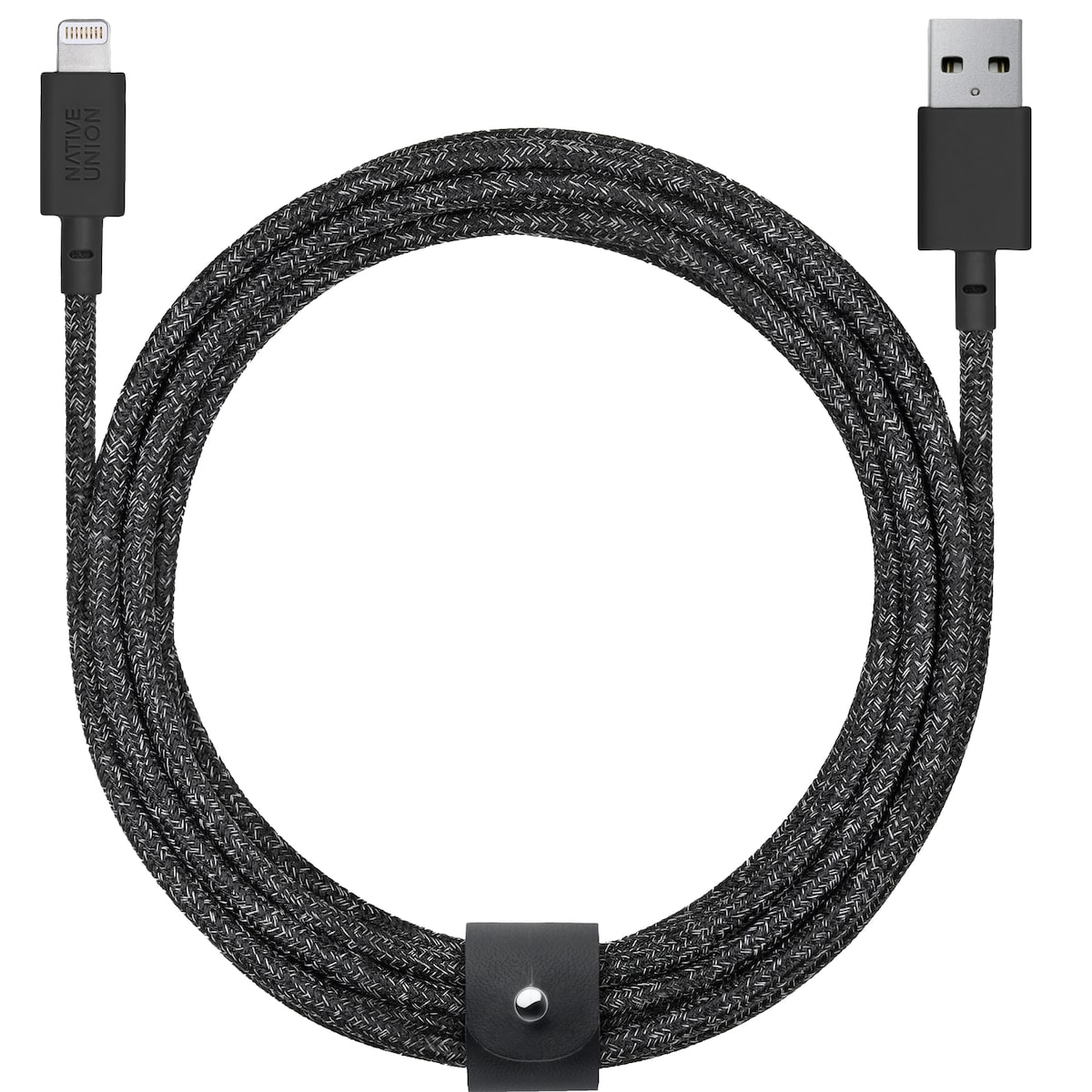 Native Union Belt XL USB-A til Lightning kabel (sort)