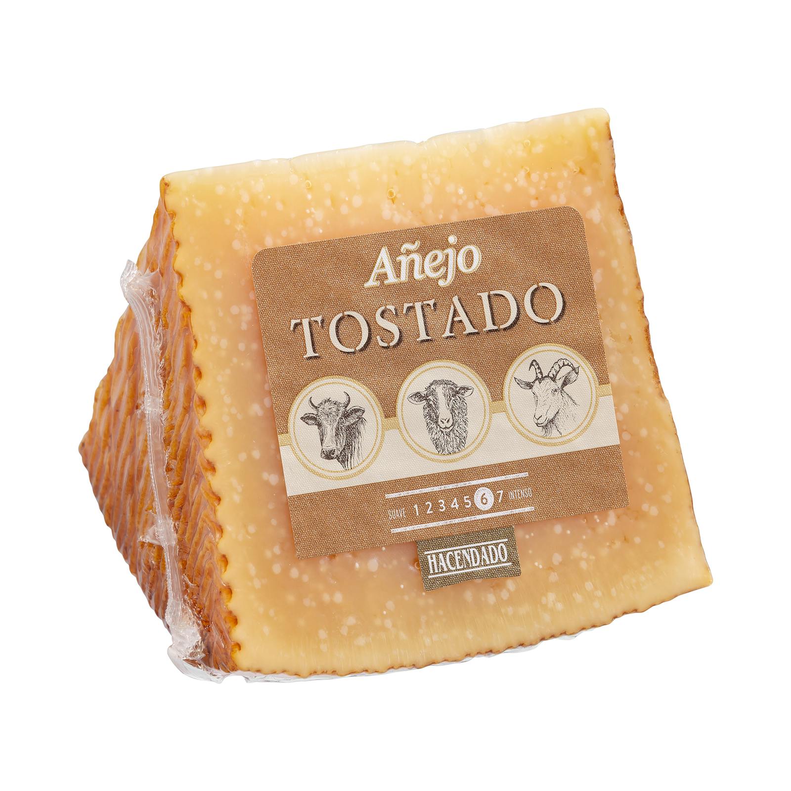 Fromage mélangé Hacendado vieilli et grillé