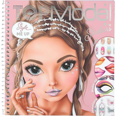 TOPModel Glitter Queen Dress Me Up Face stickerbog