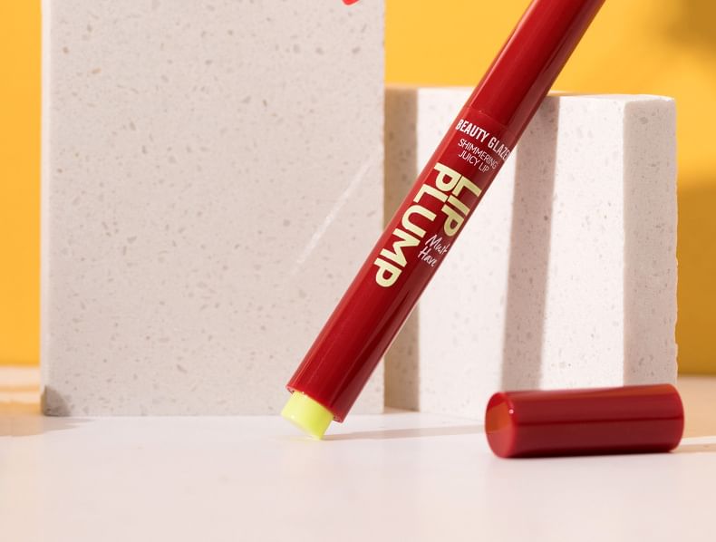 BEAUTY GLAZED - Glinsterende sappige lippenstift / lippenbalsem - 12 kleuren