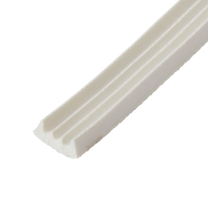 Joint caoutchouc adhésif profil K Diall blanc L.6 m