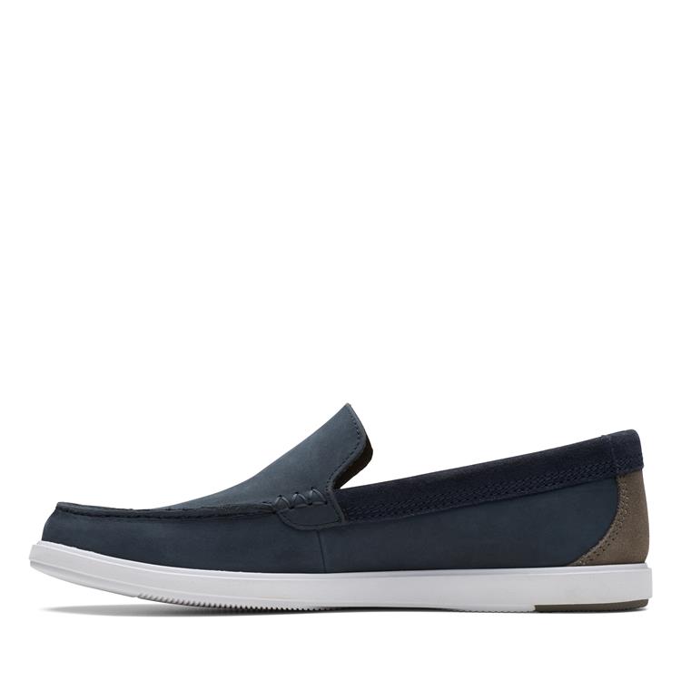 Clarks Bratton Loafer navy nubuck