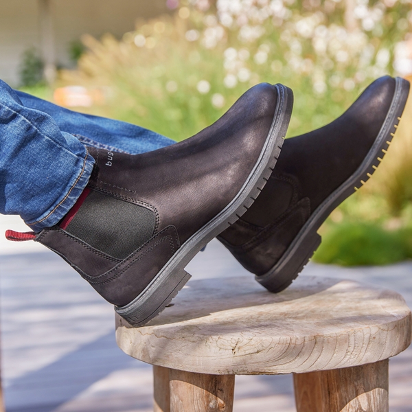 Bugatti suede heren chelsea boots