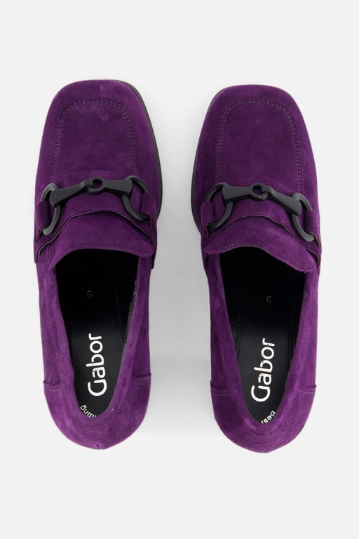 Gabor Instappers paars Suede