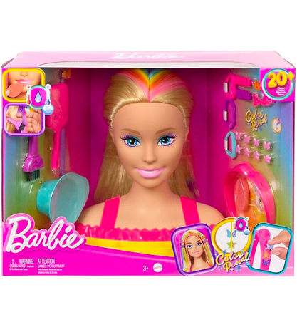 Barbie Fris?r - Neon Rainbow Deluxe Styling Head