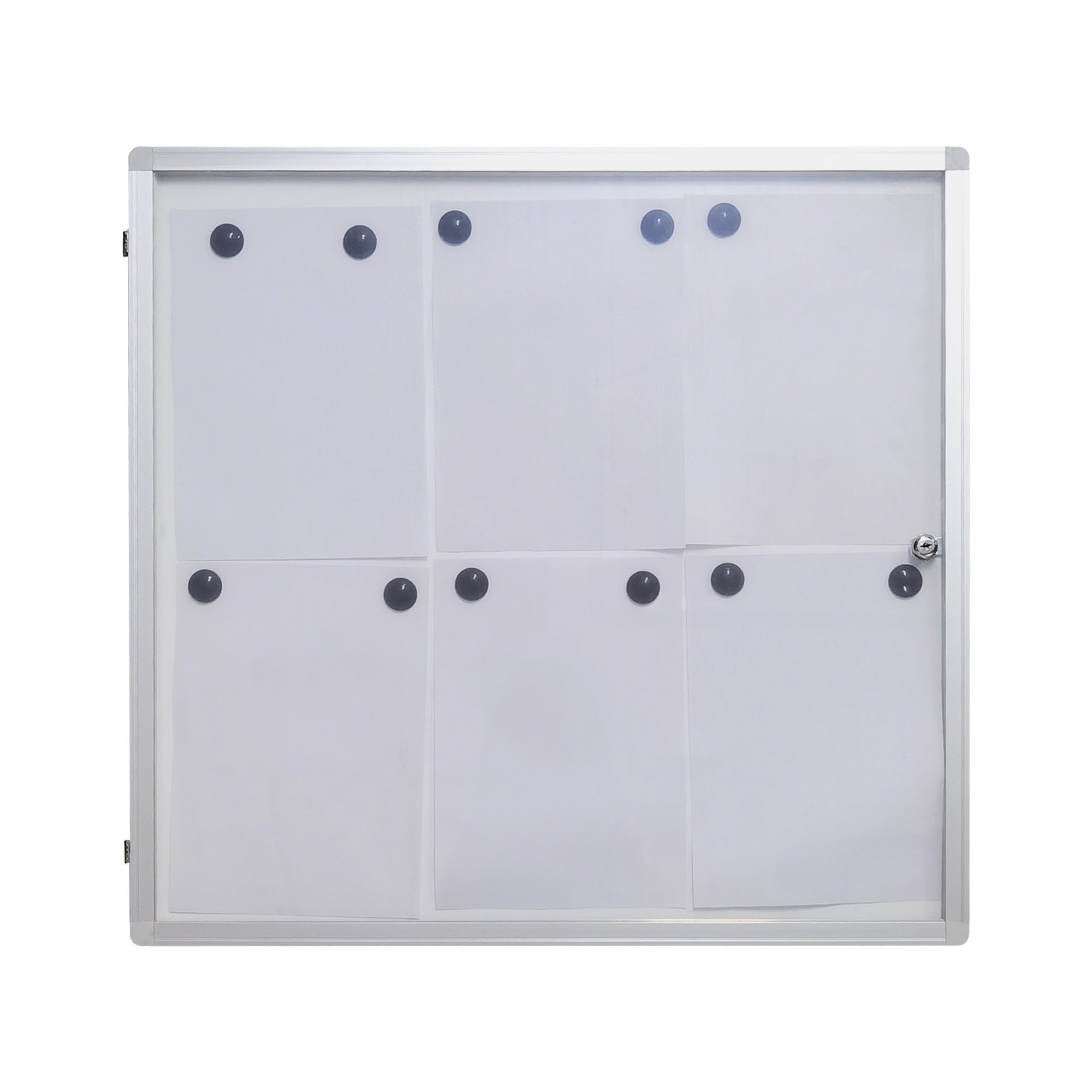 Schaukasten 6 x A4 inkl. 12 Magnete