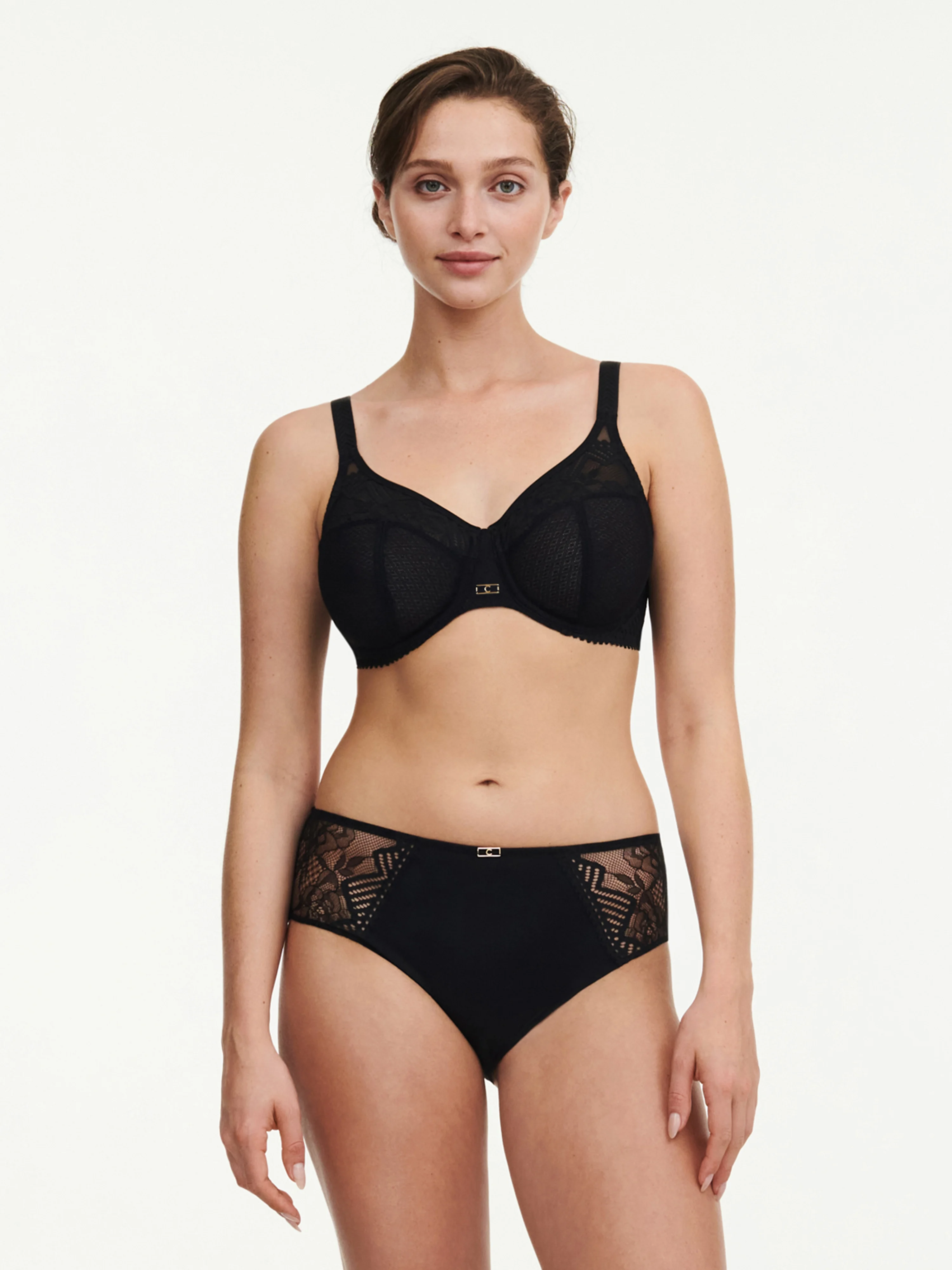 ORIGINS - Soutien-gorge emboîtant en dentelle | Noir
