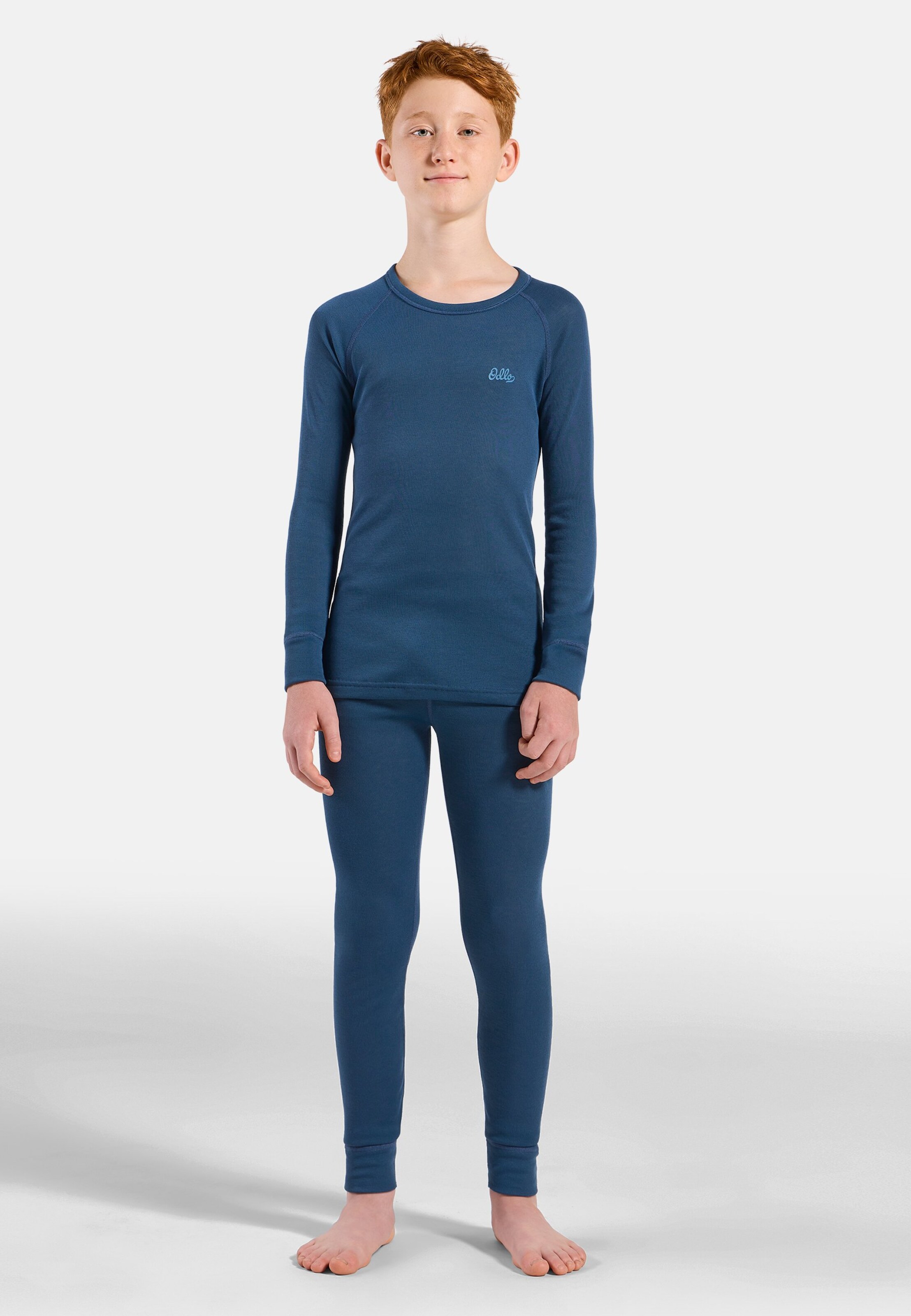 Active Warm Base layer Set in blue wing teal