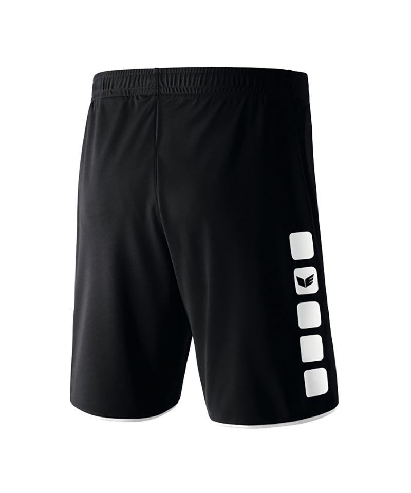 Erima 5-Cubes Short Kids Schwarz Weiss