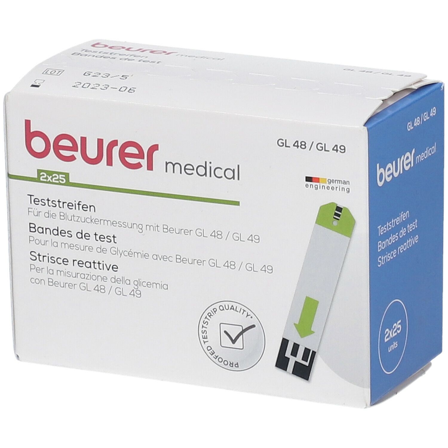 beurer Teststreifen GL48/49