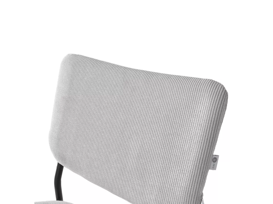 Set de 2 Chaises LOIS gris clair