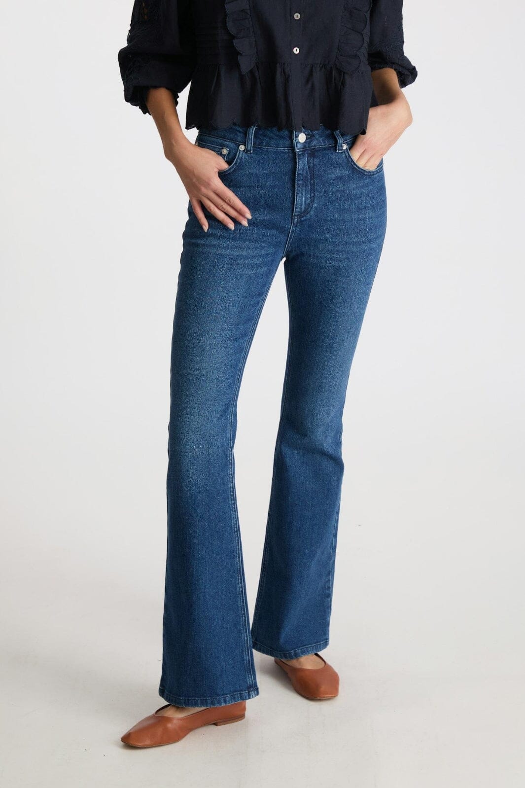 Neo Noir Georgina Denim Pants