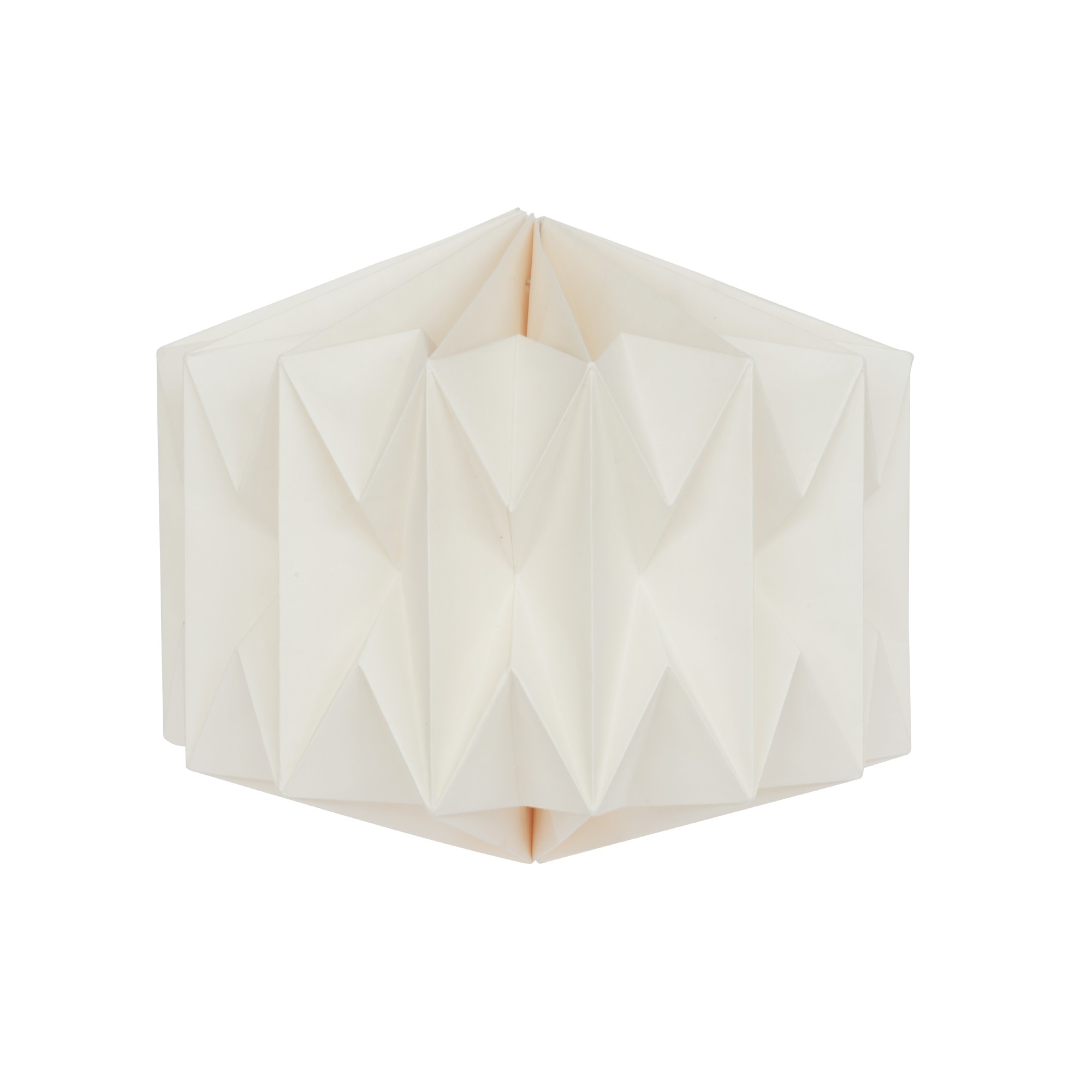 Papierlampe 'Origa', weiß, Ø 34 cm, H 31 cm von fischer's lagerhaus