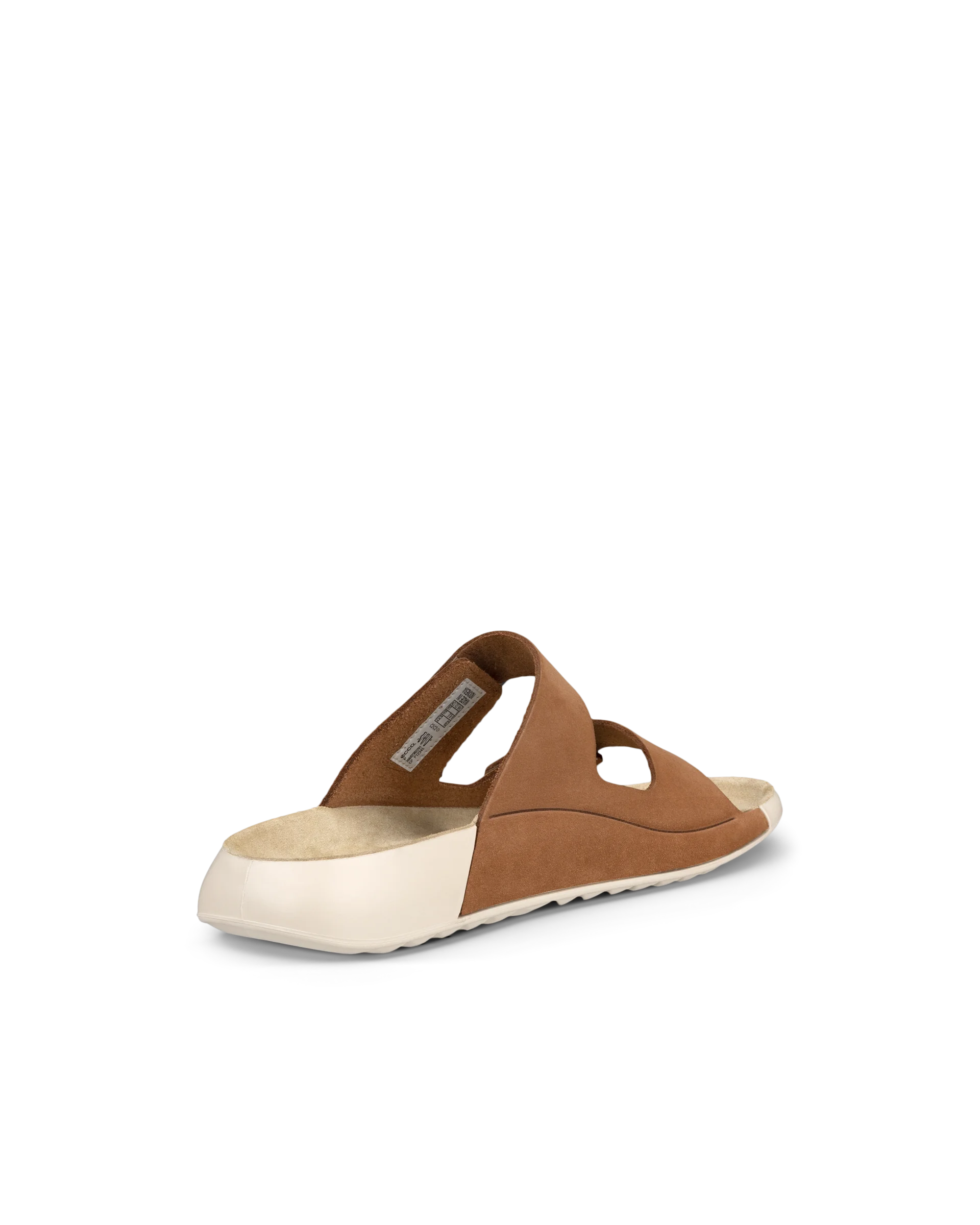 ECCO COZMO W Damen Nubuksandale mit zwei Riemen Braun
