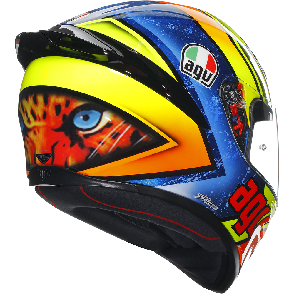 AGV - Casque K1 S Izan Orange / Jaune / Bleu