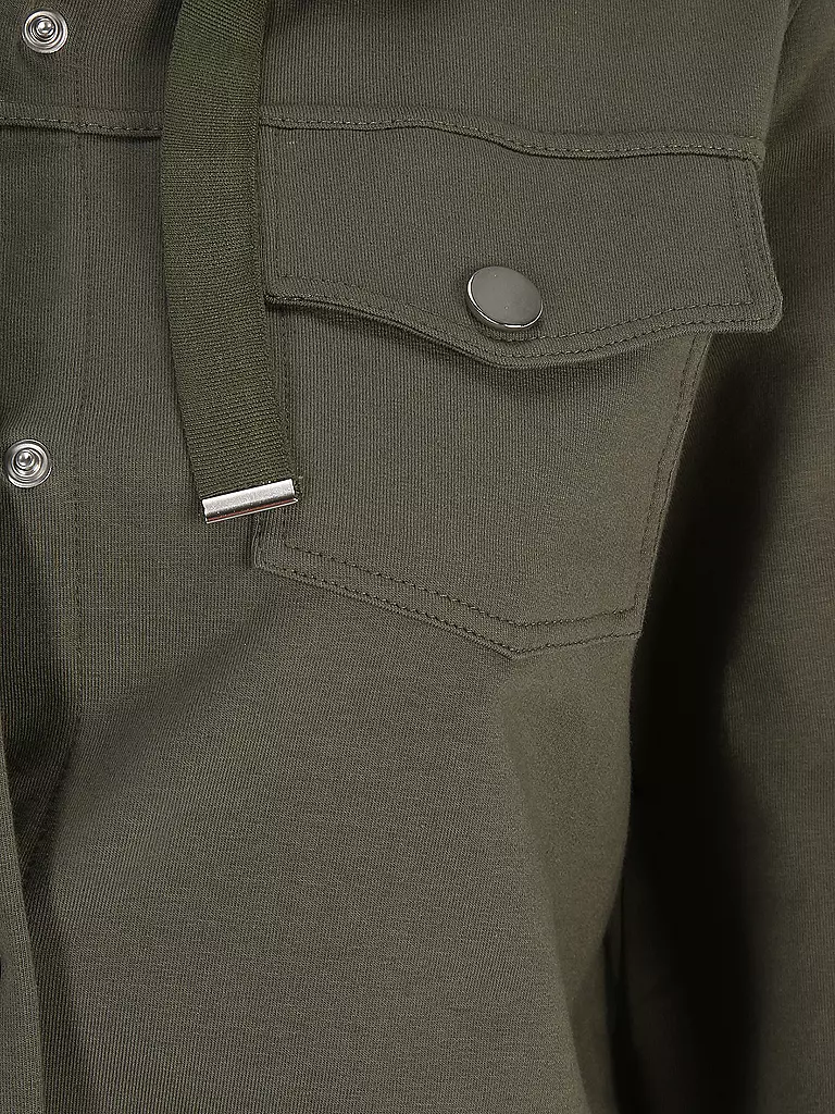 DORIS STREICH Sweatjacke olive