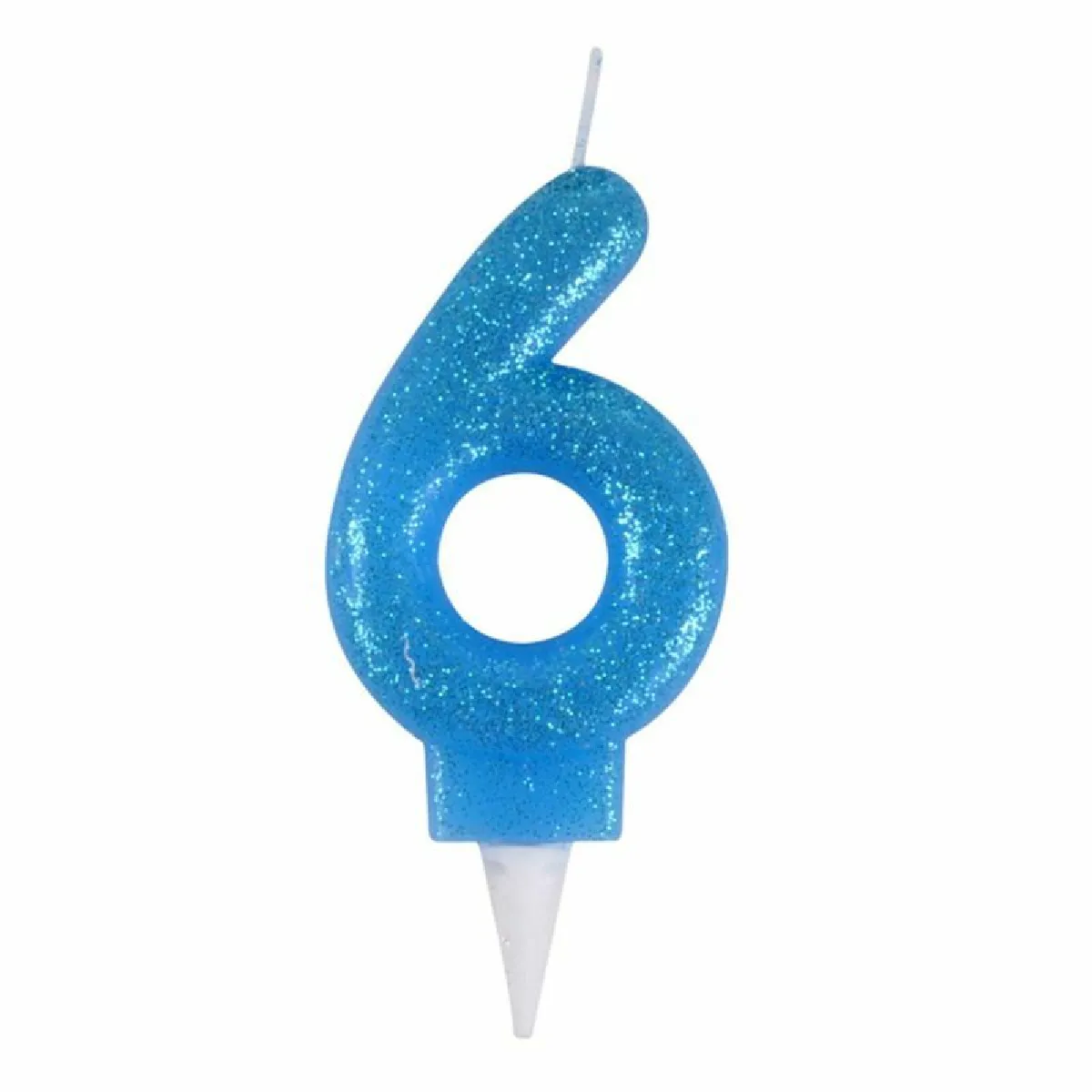 Paris Prix Bougie chiffre 6 - Bleu