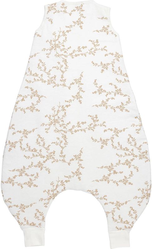 Meyco Baby Branches baby zomer slaapoverall jumper - sand - 80cm - 0.5 TOG