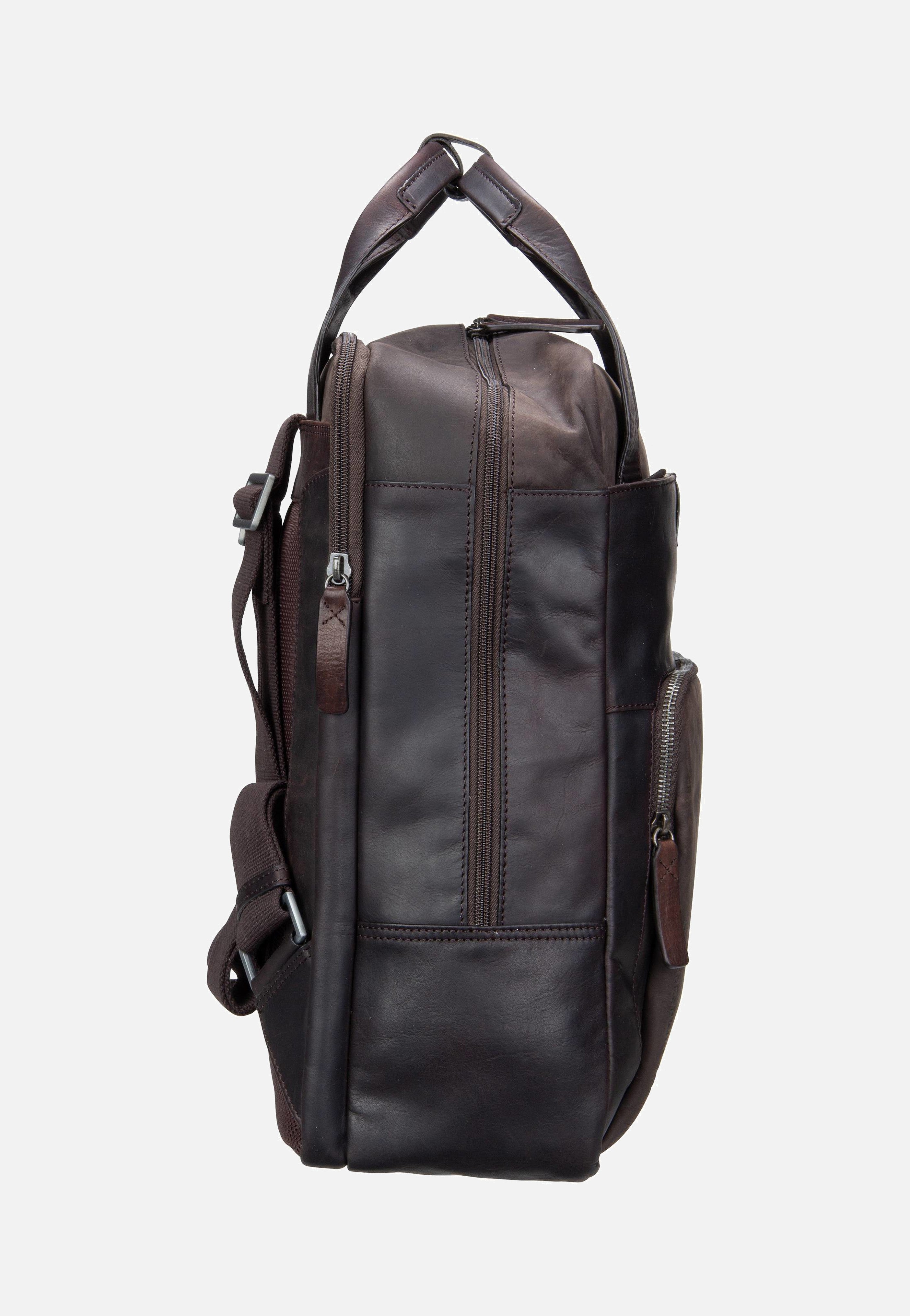 Brick Lane Josh Backpack LVZ Dark Brown - Rucksack