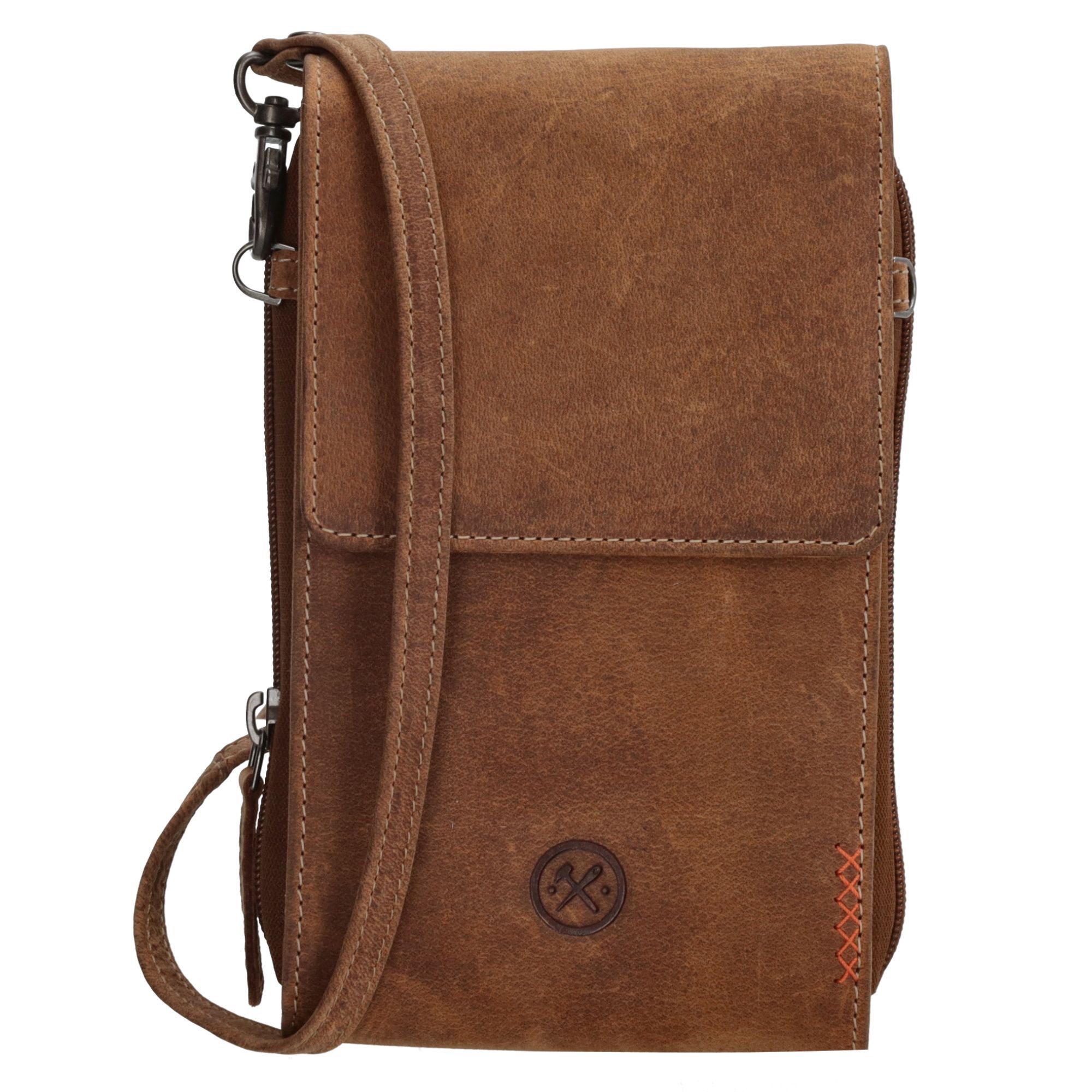 Hide & Stitches Idaho Telefoontasje Bruin