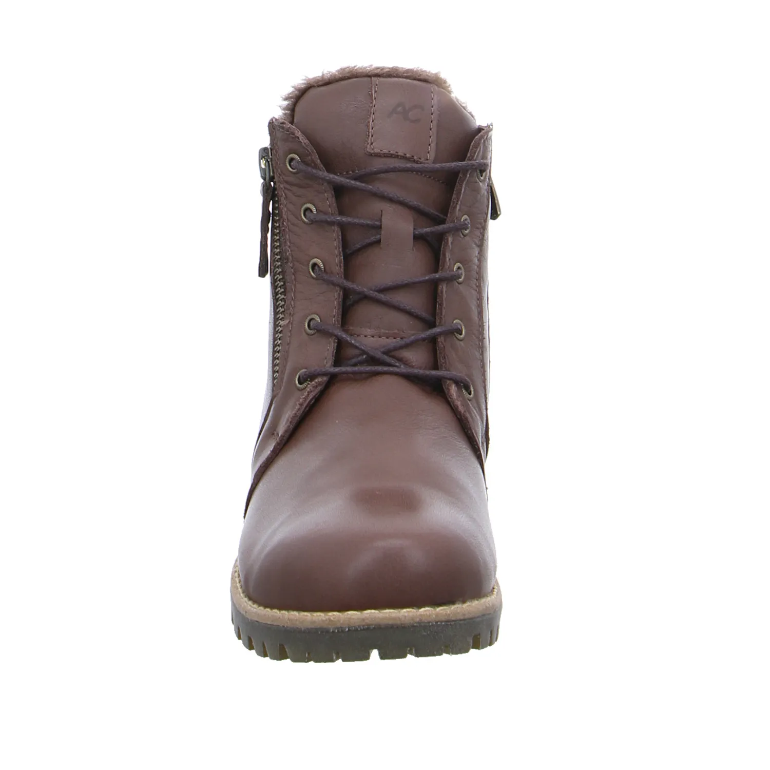 ANDREA CONTI Boot Braun Leder  mit Wechselfussbett