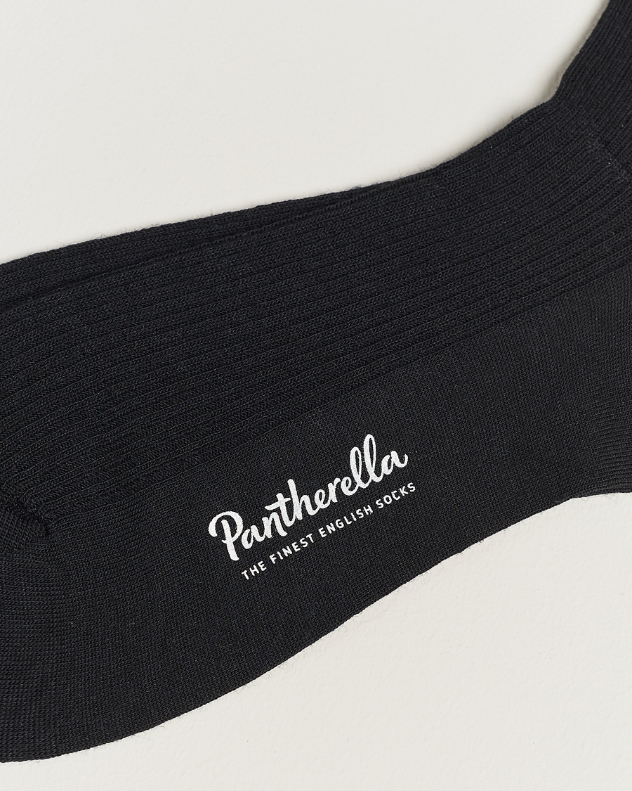 Pantherella Naish Merino/Nylon Sock Black