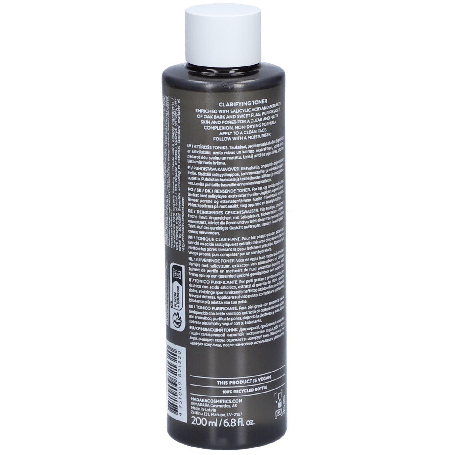 Madara Clarifying Toner Klärendes Gesichtswasser 200ml