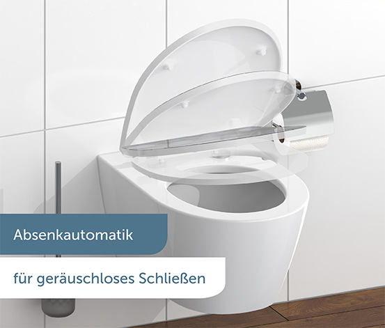 SCHÜTTE Duroplast-High-Gloss-WC-Sitz »ROUND DIPS«