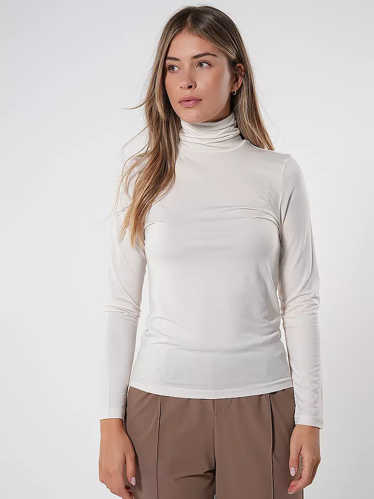 DRYKORN Rollkragenshirt ZERAFNE weiss
