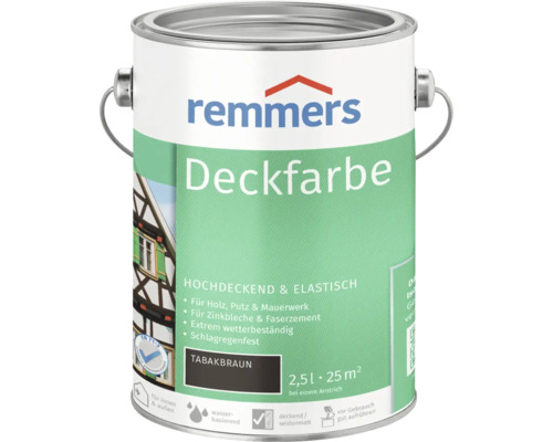 Remmers Deckfarbe houtverf tabakbruin 2,5 l