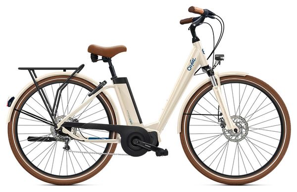 Vélo de Ville Électrique O2 Feel iVog City Up 5.1 Univ Shimano Nexus 7V 360 Wh 28'' Blanc Lin - Produit Reconditionné