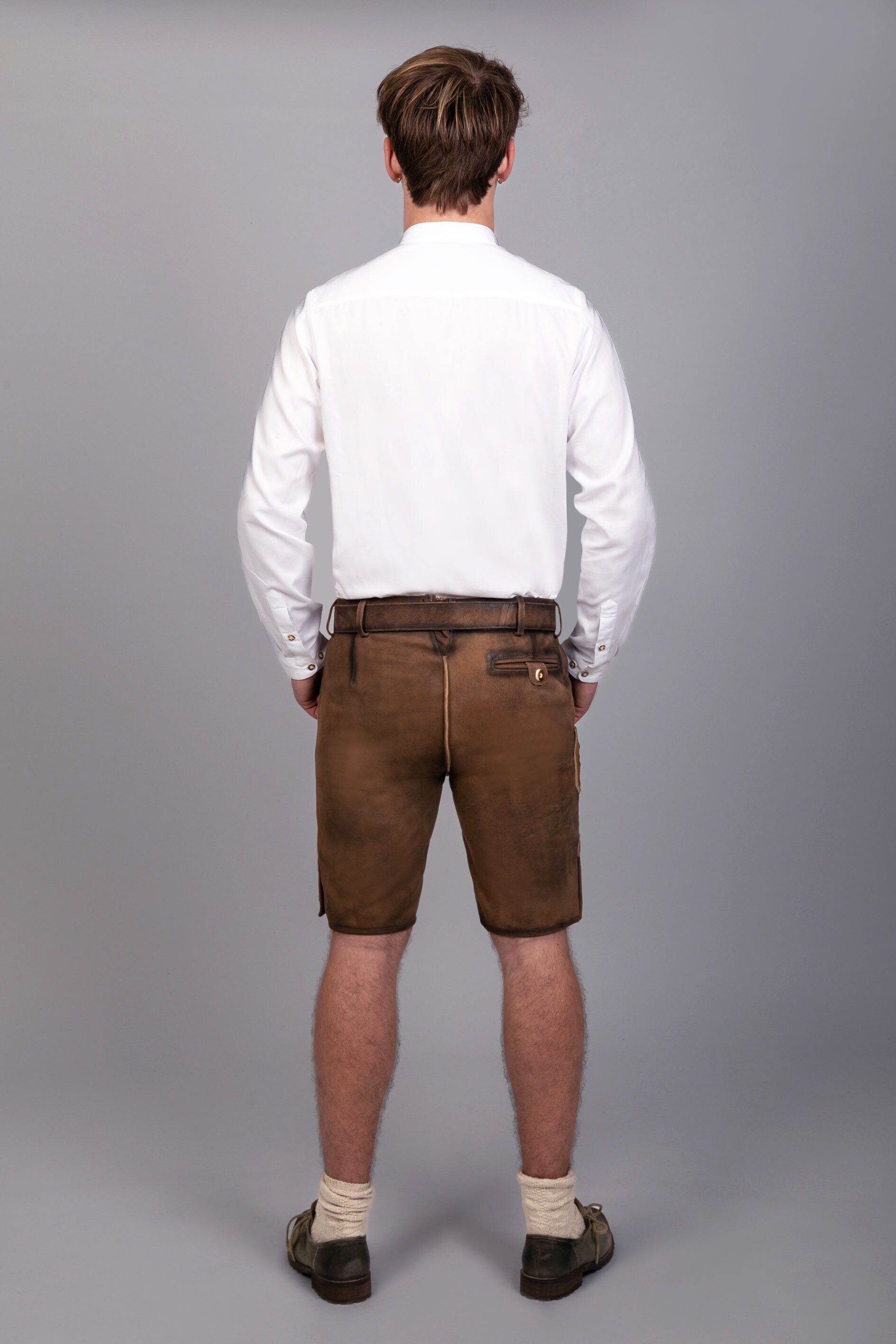 Kurze Wildbock Lederhose Markus