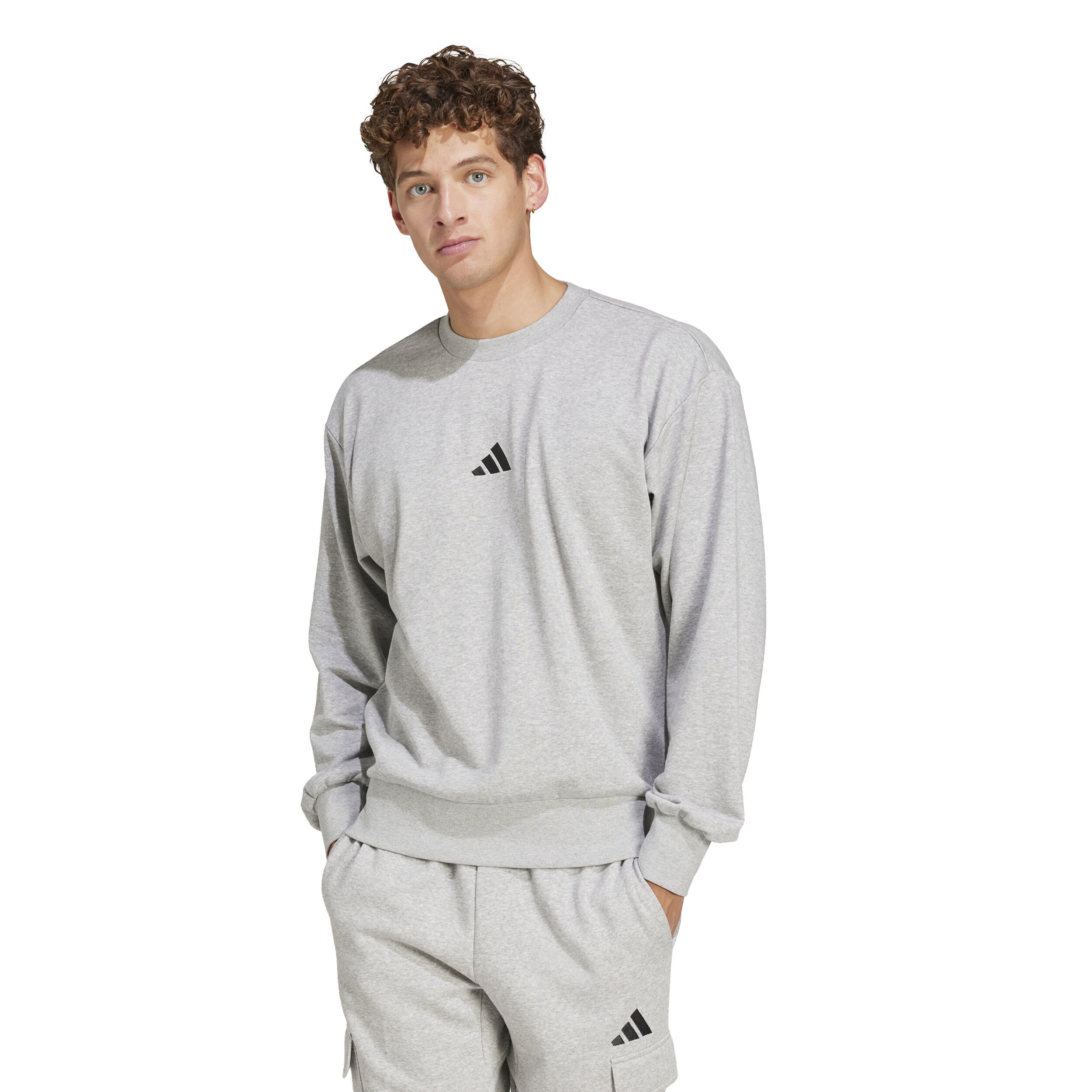 adidas Feelcozy Sweat-shirt Hommes - Gris