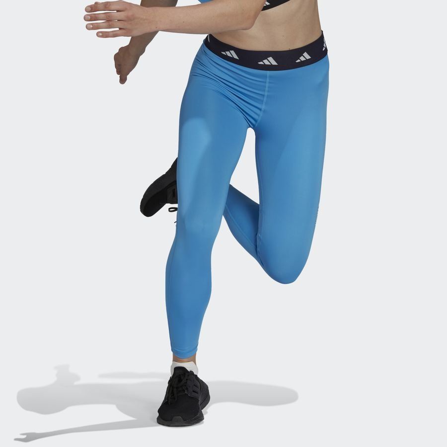 adidas Collant Techfit 7/8 - Bleu/Bleu Marine Femme