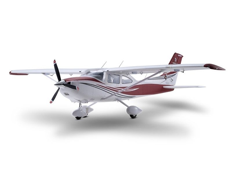 FMS Motorflugzeug Cessna 182 1500 mm Rot, PNP Wendiges Scale STOL Flugmodell