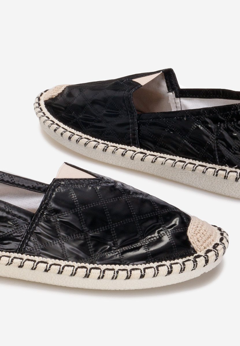Espadrilles femme noires Loretta B