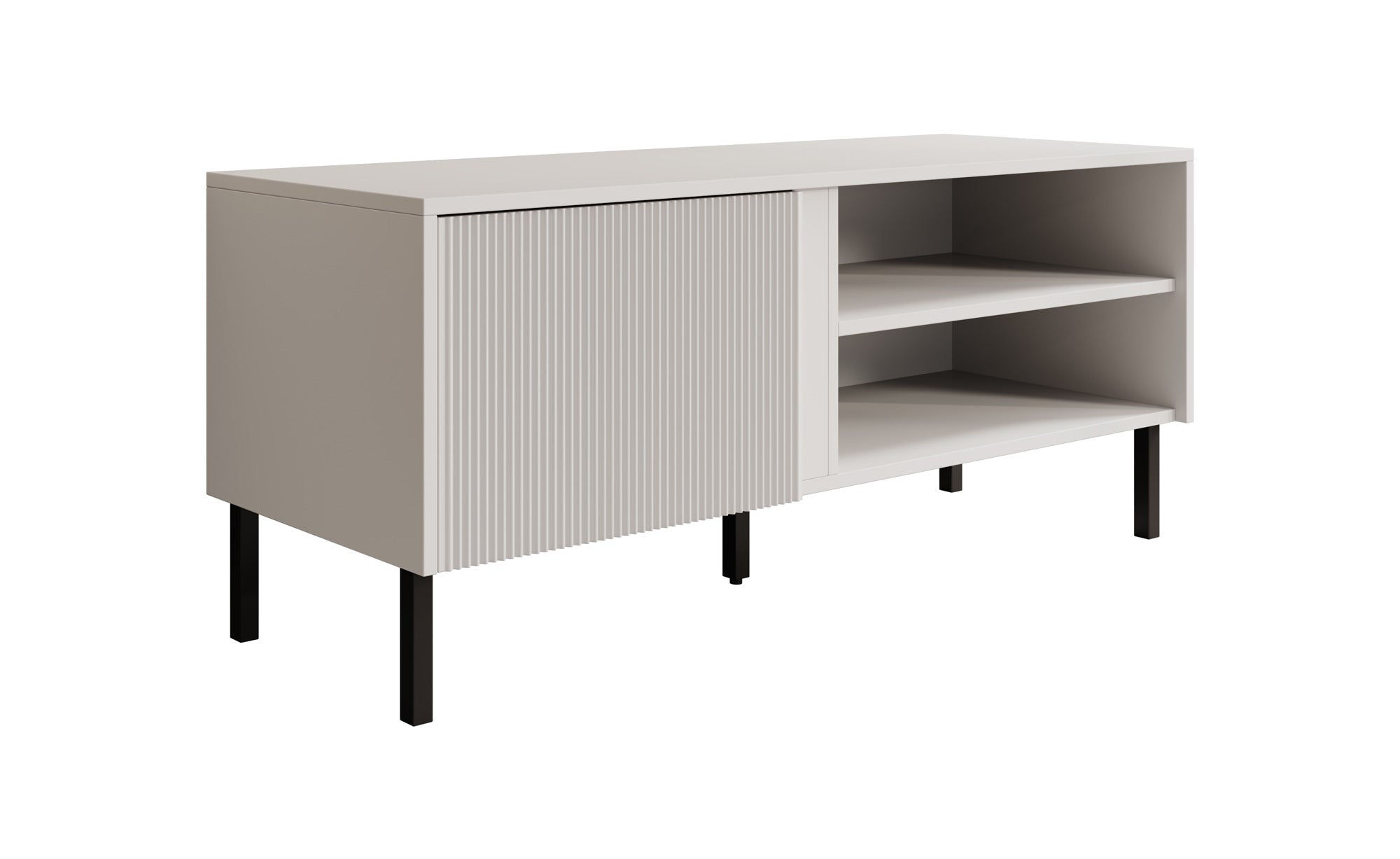 Meubella - TV-Meubel Margareth - Wit - 120 cm