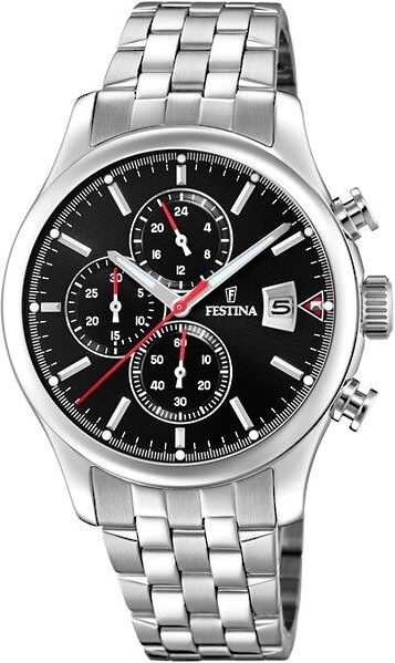 Festina - Timeless Chronograph - Horloge - Zilver - 43 mm
