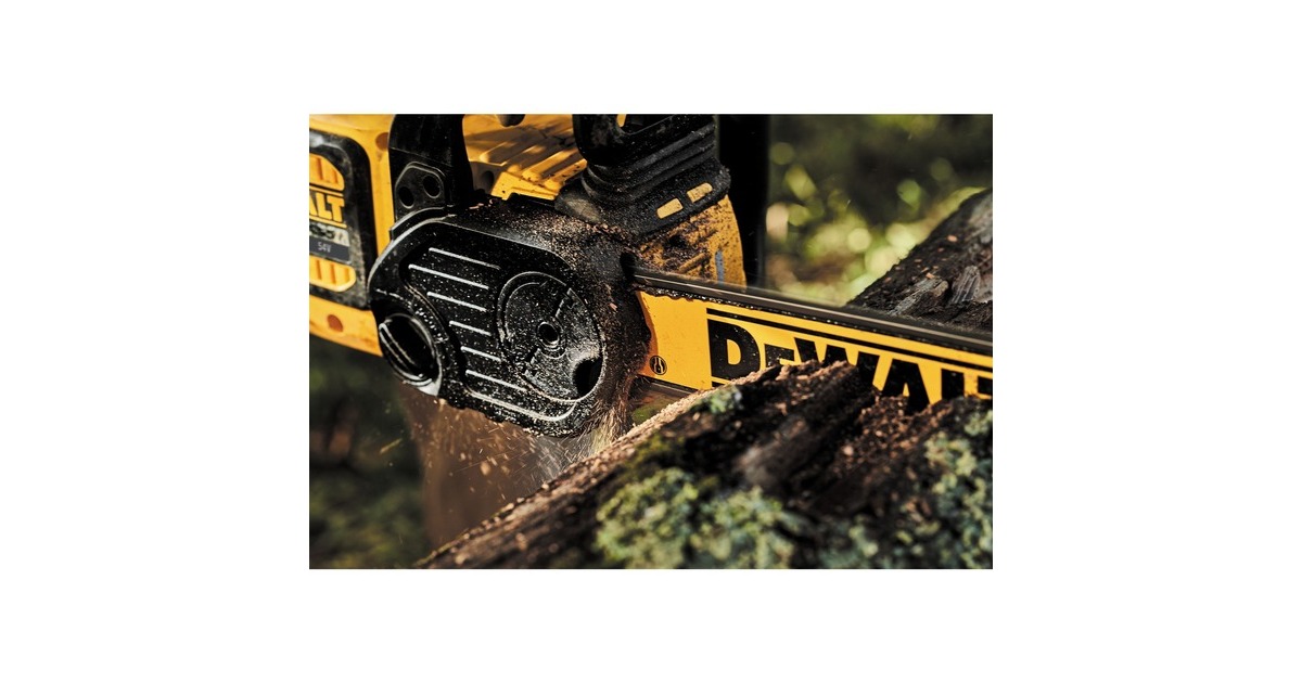 DEWALTDCM575N-XJ 54V XR FLEXVOLT Kettingzaag 40cm  (Geel/zwart, Accu en oplader niet inbegrepen)